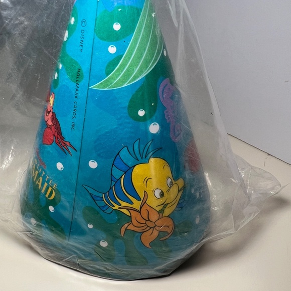 Vintage Y2K 1998 Deadstock The Little Mermaid Part Hats *Read Description* - Picture 2 of 5